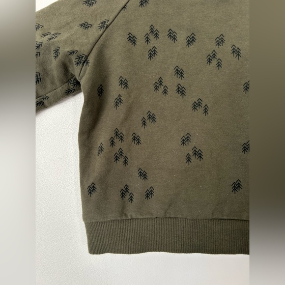 Miles The Label Green Tree Crewneck 9 Months - Picture 2 of 7